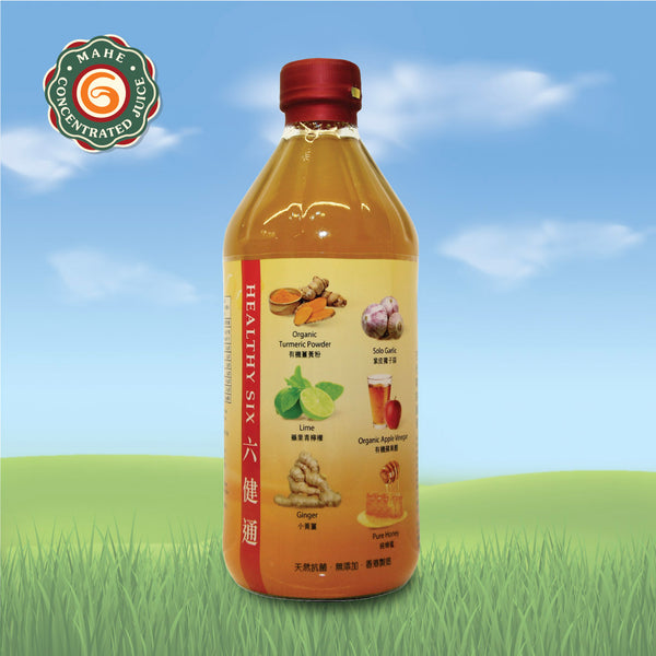 六健通 - 天然濃縮蔬菓汁 - 樽裝473毫升